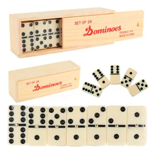 DOMINO ESTUCHE DE MADERA GRANDE