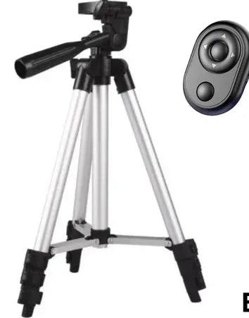 TRIPODE ALUMINIO SOPORTE CELULAR PORTATIL Y CONTROL REMOTO