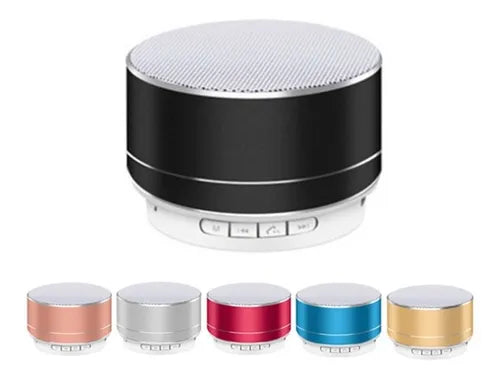 PARLANTE PORTATIL BLUETOOTH A10 MINI LED PENDRIVE SD FM