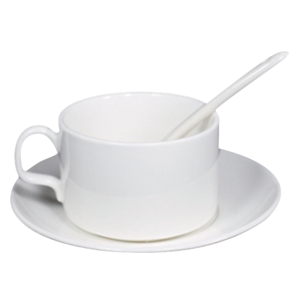 SET TAZA, PLATO Y CUCHARILLA 5 Oz