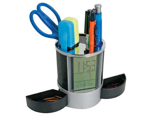 PORTA BOLIGRAFO RELOJ