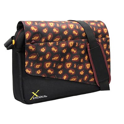 BOLSO CRUZADO GRANDE PORTA LAPTOP ANIMAL PRINT