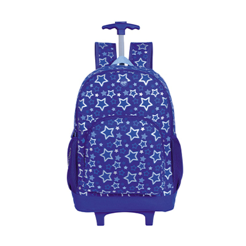 MOCHILA / MORRAL GRANDE CON RUEDAS JOY BLUE STARS