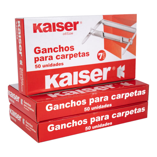 Ganchos para Carpeta de Fibra Kaiser
