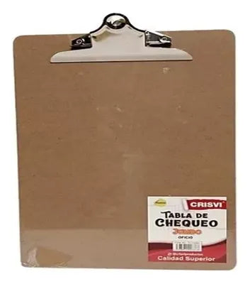 Tabla de chequeo madera