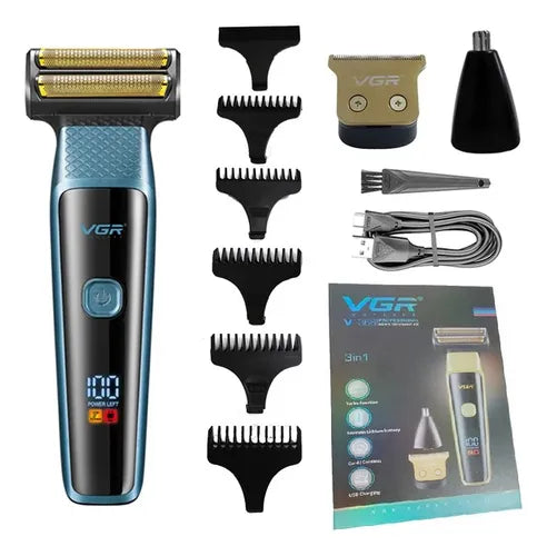MAQUINA PROFESIONAL BARBA PATILLERA TRIMMER NARIZ