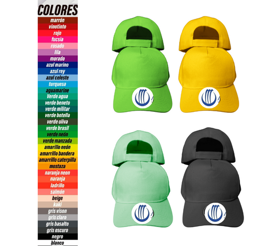 GORRAS ACRILICAS CON CIERRE MAGICO