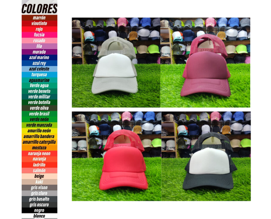 GORRAS MALLA ACOLCHADA