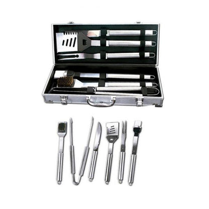 SET BBQ DE ALUMINIO 6 PIEZAS