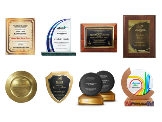 PLACAS DE RECONOCIMIENTO