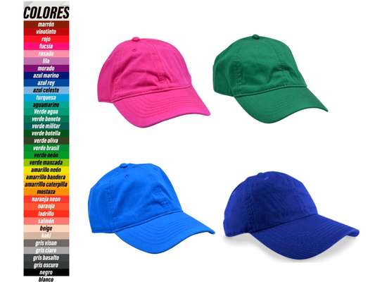 GORRAS PRELAVADAS