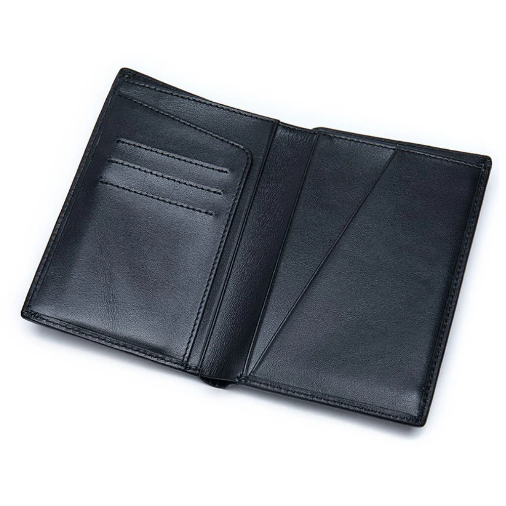 PORTAPASAPORTE DE CUERO