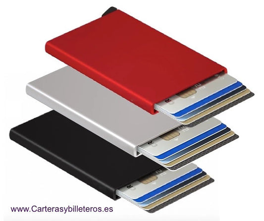 TARJETERO DE ALUMINIO