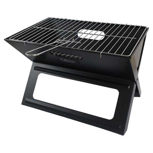 PARRILLA DE CARBÓN PLEGABLE Y PORTÁTIL BASIC LIVING