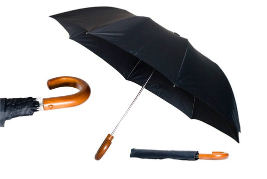 PARAGUA MEDIANO REGENCY MANGO CURVO DE MADERA