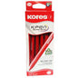 Bolígrafo Kores Rojo (Caja 1x12)