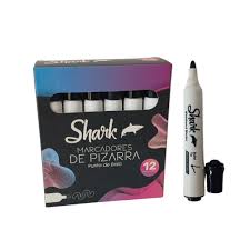 Marcador de Pizarra Acrílica Shark Negro