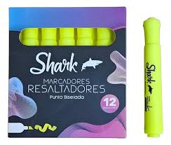 Marcador Resaltador Shark Amarillo