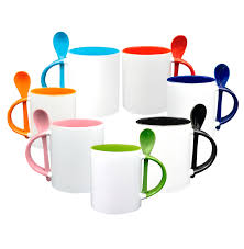 TAZA CON CUCHARILLA 11 Oz