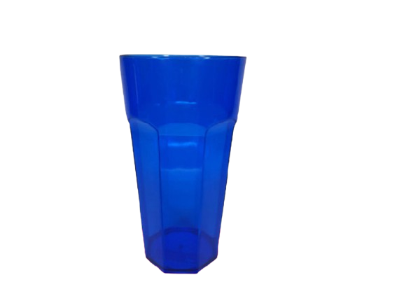VASO OCTAGONAL GRANDE (Cristal)