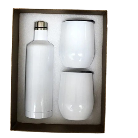 SET DE VINO Y BOTELLA