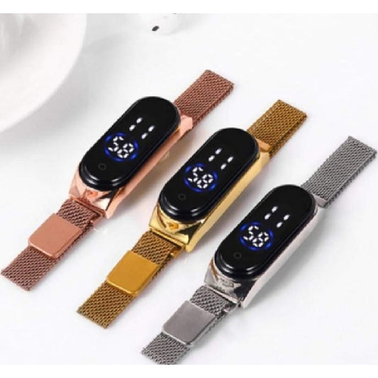 RELOJ DIGITAL CON BRAZALETE METALICO 120603